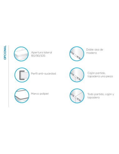 CANAPÉ POLIPIEL ESTÁNDAR REJILLA EXTRA PERFORADA