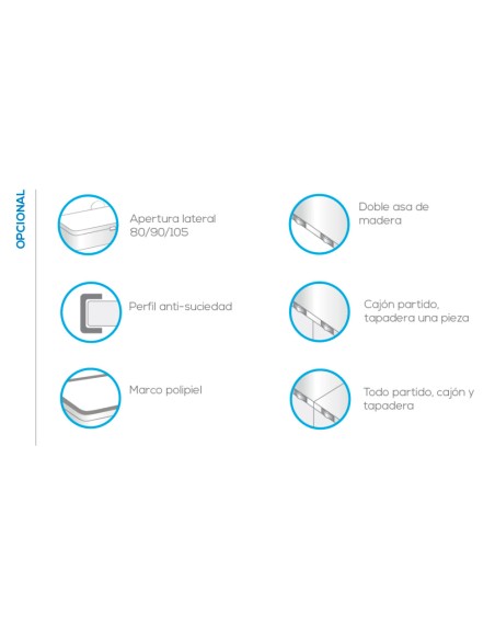 CANAPÉ POLIPIEL ESTÁNDAR REJILLA EXTRA PERFORADA